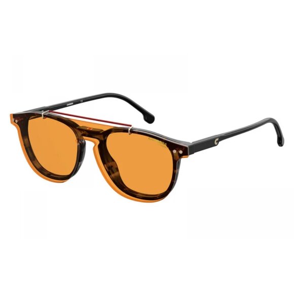 NEW ROUND CARRERA 2024T/C ACI/W7 WOMEN SUNGLASSES CARRERA GREY ORANGE EYEWEAR - Picture 1 of 3